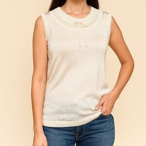 Stefanel Lightweight Knit Sleeveless Top